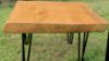 Cedar Table on 3 pin legs side