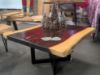 Picture of French Polished Ebonised Sequoia Table